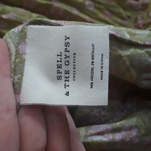 SOLD Spell Dahlia Maxi Skirt Bronze BNWT Large FSOT - Picture 14 of 16